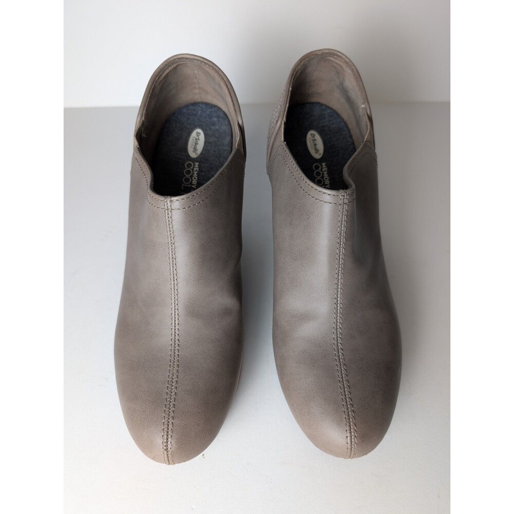Dr. Scholl's Women's Shoes Harlow Wedge Bootie Platform Gray Size 11M Heels